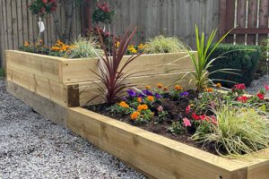 timber-sleeper-for-flower-bed